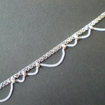Chevilli�re en argent Ovale