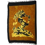 Batik Lombok jeune fille aux fleurs