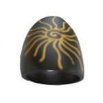 Bague en bois soleil