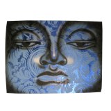 Tableau Bouddha blue