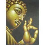 Tableau Bouddha jaune vitakarta
