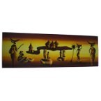 Tableau africain L'échange