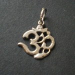 Pendentif Om argent
