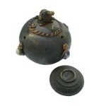 Porte encens coco tortue