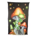 Tenture fluo extra terrestre