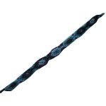 Bracelet tissé bleu clair et noir
