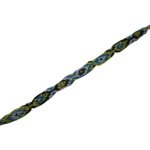 Bracelet tissé jaune blanc 