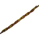 Bracelet tissé rouge et jaune