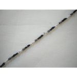 Bracelet torsade black and white