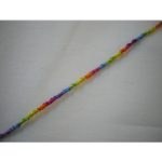 Bracelet torsade arc en ciel