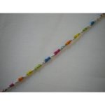 Bracelet torsade multicolore