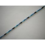 Bracelet torsade bleu et noir