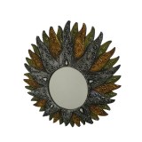Miroir soleil argent