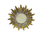 Miroir d'or et d'argent