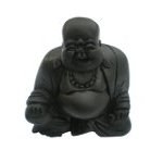 Bouddha chinois pierre noir