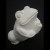 Porte encens grenouille blanc