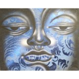 Petit tableau Bouddha blue