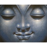 Petit tableau bleu Bouddha 