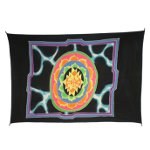 Paréo fluorescent Mandala Flower
