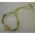 Bracelet tressé fluo vert