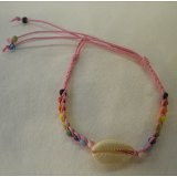 Bracelet tressé rose pâle