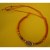 Bracelet  rouge macramé 