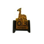 Calendrier perpétuel PM girafe