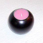 Bougeoir mango sphère