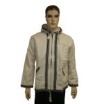 Veste écrue brodée Mandala yin yang