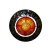Applique ronde 5 spirales