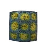 Applique murale bleue