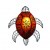 Applique murale tortue