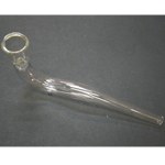 Pipe en verre ondulée
