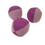 Set de 3 balles de jonglage bicolores