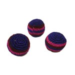 Set de 3 balles de jonglage en crochet