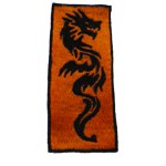 Patch orange dragon