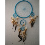Dream catcher bleu