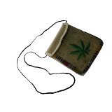 Sac passeport feuillage vert