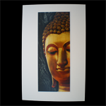 Carte postale Bouddha adoré