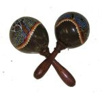 Paire de maracasses couleur