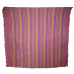 Tenture couverture rose et violet