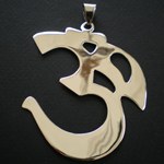 Pendentif argent Om