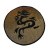 Ecusson dragon beige