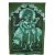Tenture Krishna vert