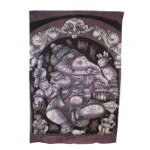 Tenture Ganesh violet PM