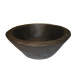 Plat rond en manguier