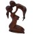 Sculpture abstraite La mère et l'enfant
