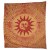 Tenture GM visage soleil rouge et orange