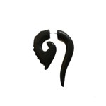 Boucle d'oreille corne Maori