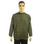 Chemise unie verte 